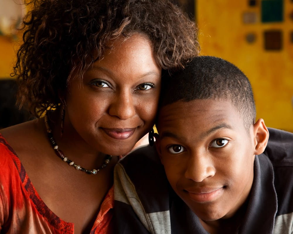 Mother and son